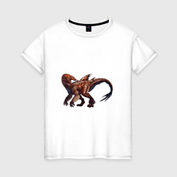 Женская футболка Сегнозавр