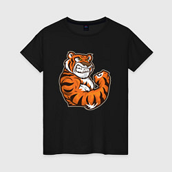 Женская футболка Сила Тигра