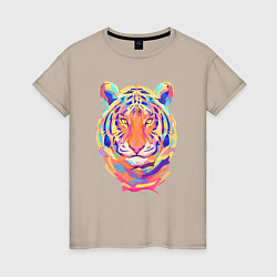 Женская футболка Color Tiger