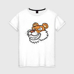 Женская футболка Хитрый Тигр