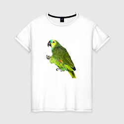 Женская футболка Попугайчик