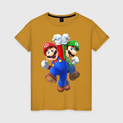 Женская футболка Mario Bros