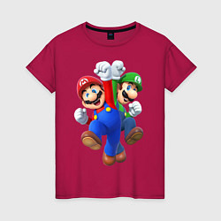 Женская футболка Mario Bros