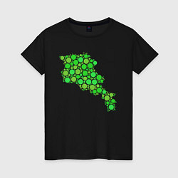 Женская футболка Green Armenia
