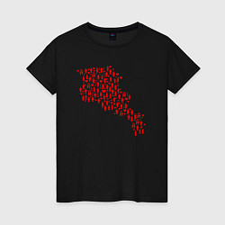 Женская футболка People - Armenia