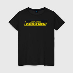 Женская футболка TESTING