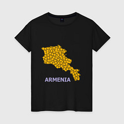 Женская футболка Golden Armenia