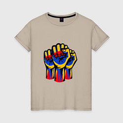 Женская футболка Strong - Armenia
