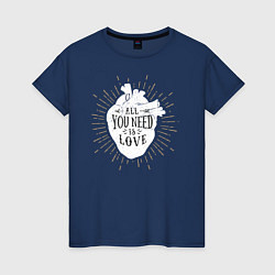 Женская футболка Сердце со стрелой