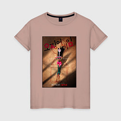 Женская футболка Игра в кальмара: Постер