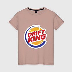 Женская футболка Drift король