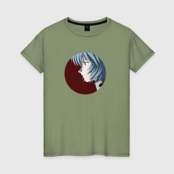 Женская футболка Rei Ayanami EVA