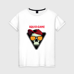 Женская футболка Squid Game Skull