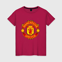 Женская футболка Манчестер Юнайтед логотип