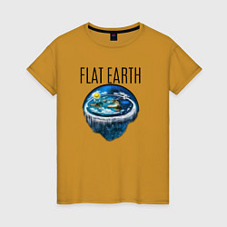 Женская футболка The Flat Earth