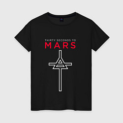 Женская футболка 30 Seconds To Mars, logo