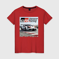 Женская футболка Toyota Gazoo Racing - легендарная спортивная коман