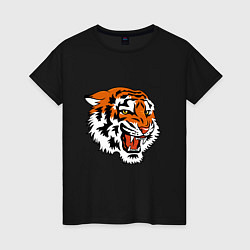 Женская футболка Smiling Tiger