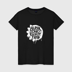 Женская футболка Blink 182, логотип