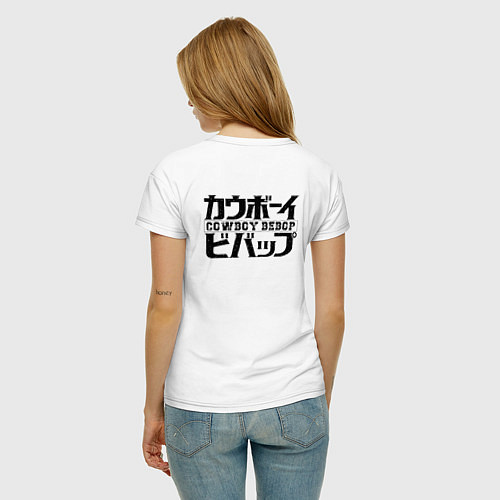 Женская футболка Jet Ein Ed / Белый – фото 4