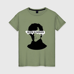 Женская футболка Шерлок 2023