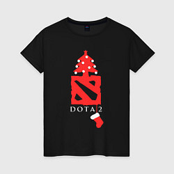 Женская футболка Dota 2- Новый год