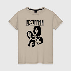 Женская футболка Участники группы Led Zeppelin