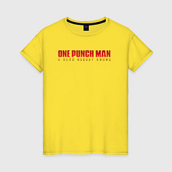 Женская футболка One Punch Man a hero nobody knows