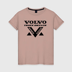 Женская футболка Volvo Дальнобойщик