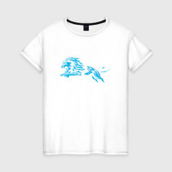Женская футболка Питерский Лев