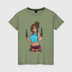 Женская футболка Lara Croft Tomb Raider