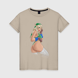 Женская футболка Link girl from Legen of Zelda