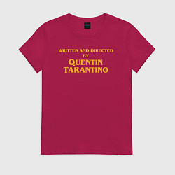 Женская футболка Directed by Quentin Tarantino