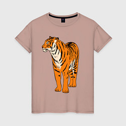 Женская футболка Гордый независимый тигр