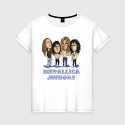 Женская футболка Metallica juniors