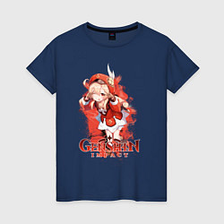 Женская футболка Кли Klee Genshin Impact