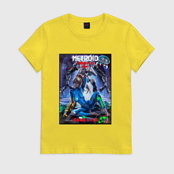 Женская футболка Poster Game Over Metroid Dread