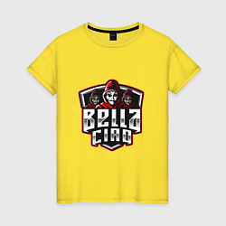 Футболка хлопковая женская Bella Ciao Style, цвет: желтый