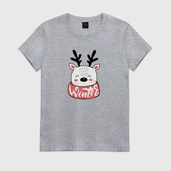 Женская футболка Pinguin Be jolly