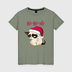 Женская футболка Ugly cat Ho-Ho-No