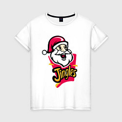Женская футболка Santa Jingles