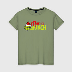 Женская футболка Mama Grinch Family