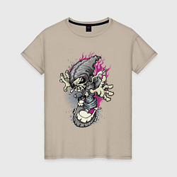 Женская футболка Cool skull - skater!