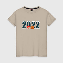 Женская футболка МИЛЫЙ ТИГРЕНОК 2022