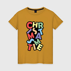 Женская футболка Christmas Time Рождественское Время