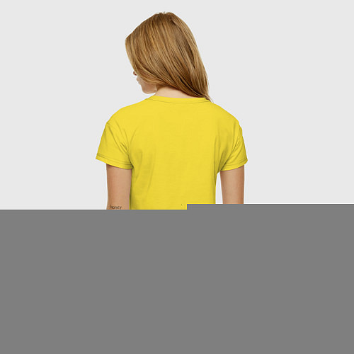 Женская футболка Чиби Кейя / Желтый – фото 4