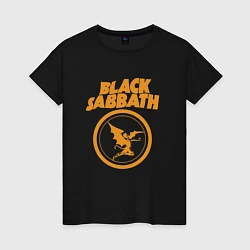 Футболка хлопковая женская Black Sabbath Vol 4 Рок группа, цвет: черный