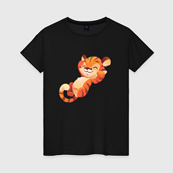 Женская футболка Тигр на чиле