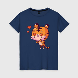 Женская футболка Влюбленный тигренок LOVE