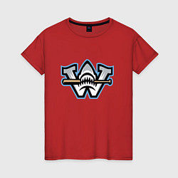 Женская футболка Wilmington sharks - baseball team